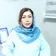 دکتر ساناز زنگنه جلوی