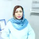 دکتر ساناز زنگنه جلوی